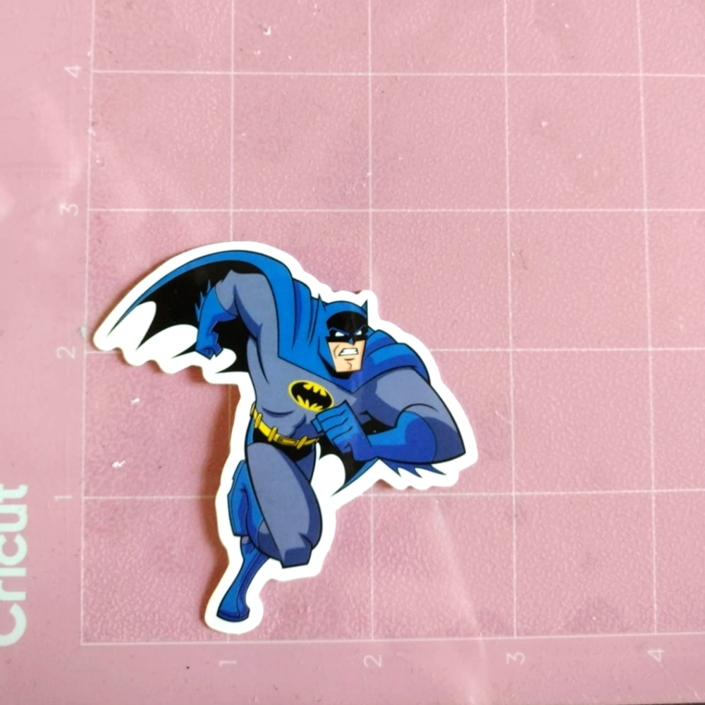 💙 Batman Running Vinyl Sticker New